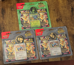 Pokemon TCG Ascended Heroes 2 Pack Blister Erika + Larry Lot of 3 Factory Sealed - Image 1