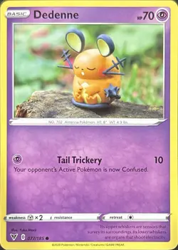 Dedenne 077/185 Yuka Morii Vivid Voltage Pokemon Near Mint - Image 1