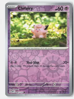 Clefairy Reverse Holo 081/197 Common Obsidian Flames Pokemon Near Mint - Image 1