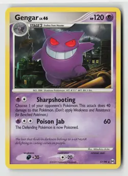 Pokemon - Gengar (17) - 17/99 Arceus - Rare - NM - Image 1