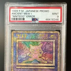 Nintendo Pokemon Ancient Mew Promo Nintedo Error Unnumbered Holo JP 1999 PSA 9 - Image 3