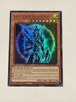 Yugioh Black Luster Soldier - Envoy of the Beginning MAMA-EN047 Ultra 1st Ed NM - Image 1