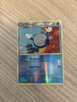 Poliwhirl 37/95 Unleashed Reverse Holo Mid Era Pokemon Card Lp Condition - Image 1