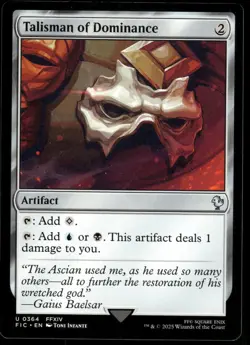 1x Talisman of Dominance - Commander: FINAL FANTASY - NM - MTG - Image 1