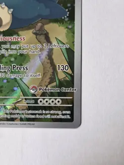 Pokemon Center Promo Snorlax 051 Scarlet & Violet Holo Card - Image 2