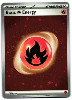 Basic Fire Energy 002 - Scarlet & Violet Pokemon TCG Cosmos Holo - LP Card - Image 1