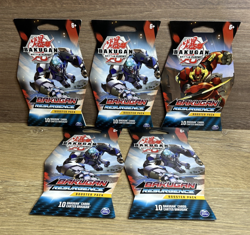 5 x BAKUGAN Battle Planet RESURGENCE booster packs (10 cards per pack) BNIP - Image 1
