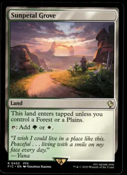 1x Sunpetal Grove - Commander: FINAL FANTASY - NM - MTG - Image 1