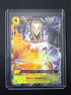 ONE PIECE CARD GAME TCG - Basil Hawkins - OP10-109 atl art OP10-109 Premium - Image 1
