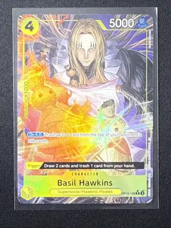 ONE PIECE CARD GAME TCG - Basil Hawkins - OP10-109 atl art OP10-109 Premium - Image 2