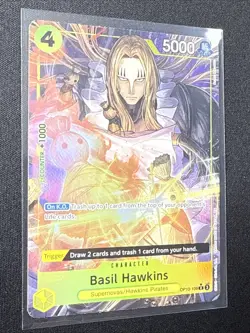 ONE PIECE CARD GAME TCG - Basil Hawkins - OP10-109 atl art OP10-109 Premium - Image 3