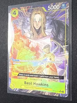 ONE PIECE CARD GAME TCG - Basil Hawkins - OP10-109 atl art OP10-109 Premium - Image 4