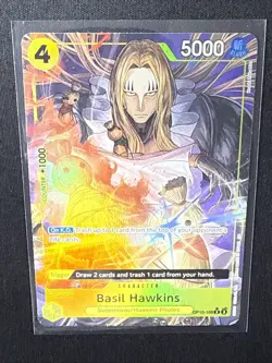 ONE PIECE CARD GAME TCG - Basil Hawkins - OP10-109 atl art OP10-109 Premium - Image 5
