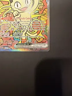 Pokemon Meowth EX Full Art Holo Rare Card 121/088 Basic Cat 170 HP - Image 4