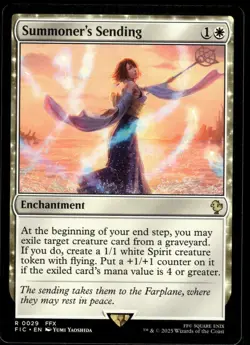1x Summoner's Sending - Commander: FINAL FANTASY - NM - MTG - Image 1