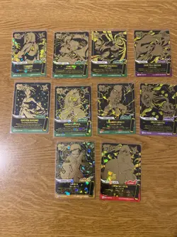 Naruto Mythos TCG -Secret Rare Complete Set 131-140 - 1st Edition ENG - 10 Cards - Image 1