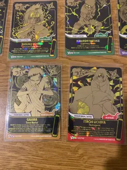 Naruto Mythos TCG -Secret Rare Complete Set 131-140 - 1st Edition ENG - 10 Cards - Image 2