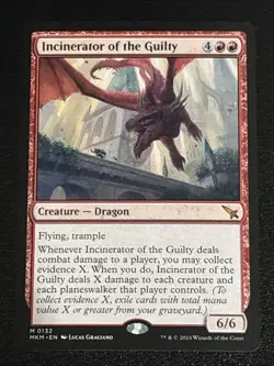 MTG Murders at Karlov Manor Incinerator of the Guilty 0132 NM Mythic - Image 1