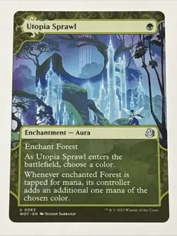MTG Wilds of Eldraine: Enchanting Tales Utopia Sprawl 0063 NM - Image 1