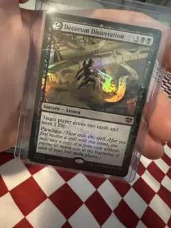 MTG Decorum Dissertation Foil 0078 SOS Strixhaven Mythic Lesson Sorcery NM - Image 1