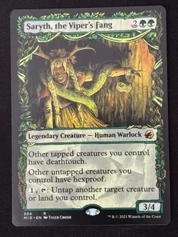 1x MTG Saryth, the Viper's Fang (Showcase) - Innistrad: Midnight Hunt (MID) #304 - Image 5