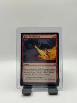MTG, Fiery Annihilation $3 ORDER MIN 86 NM FDN Foundations Regular - Image 1