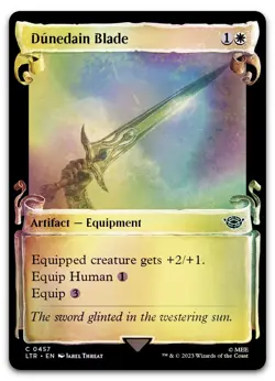 Dunedain Blade (Showcase Scrolls) #457 (Foil) NM Lord of the Rings LTR Magic MTG - Image 1
