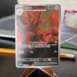 Pokemon TCG - SV Obsidian Flames Scizor Illustration Art 205/197 - NM - Image 1