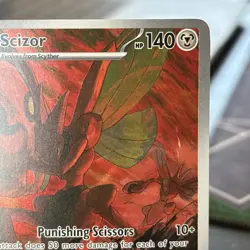 Pokemon TCG - SV Obsidian Flames Scizor Illustration Art 205/197 - NM - Image 5