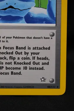 Focus Band 86/111 LP Neo Genesis Regular Rare Unlimited Pokemon TCG - Image 4