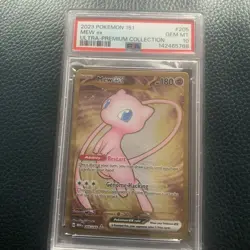 2023 Mew EX Metal 205/166 PSA 10 Ultra Premium Collection Pokemon - Image 1
