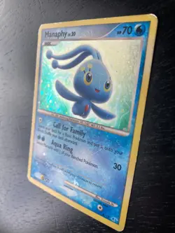 Pokemon Holo Manaphy Lv.20 4/12 Very Good/Played Condition - Image 3