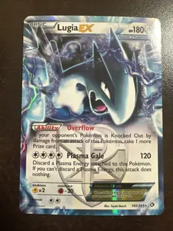 Lugia EX 102/113 Pokemon TCG Legendary Treasures MINOR DMG - Image 1