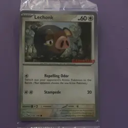Pokemon Lechonk GameStop Promo 154/198 Reverse Holo English TCG (SEALED!) - Image 1