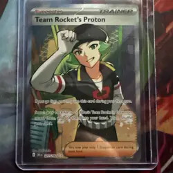 Pokemon TCG Team Rockets Proton Full Art Sv10: Destined Rivals 227/182 - Image 1