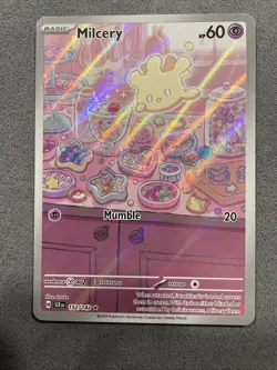 Pokemon TCG Milcery #152/142 Stellar Crown Illustration Rare - Image 1