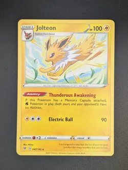 Pokemon TCG Jolteon 47/185 Vivid Voltage SWSH4 NM 🐙 - Image 1