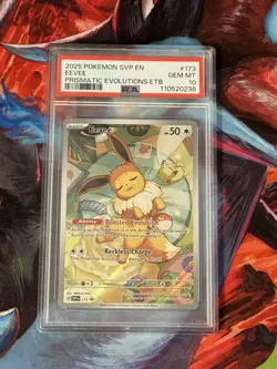 Pokemon TCG Eevee Promo Holo Ability SV: Scarlet & Violet #173 PSA 10 - Image 1