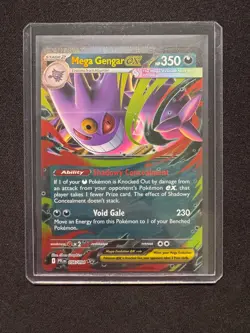 MEGA GENGAR EX ( Phantasmal Flames 056/094 ) HOLO Double Rare - Pokemon - NM/M - Image 1