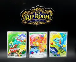 Pokemon TCG First Partner Illustration Collection Series 1 Kanto GEN 1 Starters - Image 1