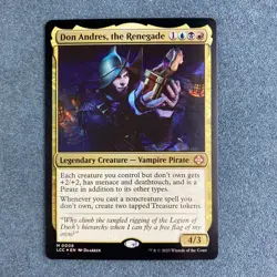 MTG - Don Andres, the Renegade. Lost Caverns of Ixalan Commander. Foil. - Image 1