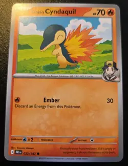 Ethan's Cyndaquil 032/182 Common Scarlet & Violet: Destined Rivals Pokemon TCG - Image 1