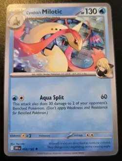 Cynthia's Milotic 053/182 Uncommon Scarlet & Violet: Destined Rivals Pokemon TCG - Image 1
