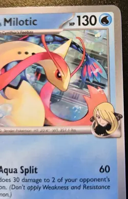Cynthia's Milotic 053/182 Uncommon Scarlet & Violet: Destined Rivals Pokemon TCG - Image 3