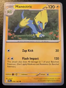 Manectric 076/182 Uncommon Scarlet & Violet: Destined Rivals Pokemon TCG - Image 1