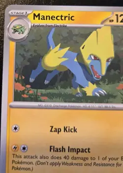 Manectric 076/182 Uncommon Scarlet & Violet: Destined Rivals Pokemon TCG - Image 2