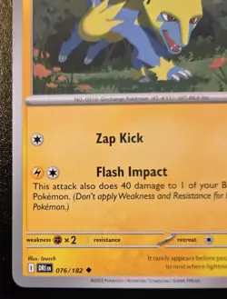 Manectric 076/182 Uncommon Scarlet & Violet: Destined Rivals Pokemon TCG - Image 4