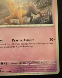 Girafarig 066/162 Common Scarlet & Violet: Temporal Forces Pokemon TCG - Image 5