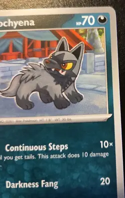 Poochyena 113/167 Common Scarlet & Violet: Twilight Masquerade Pokemon TCG - Image 3