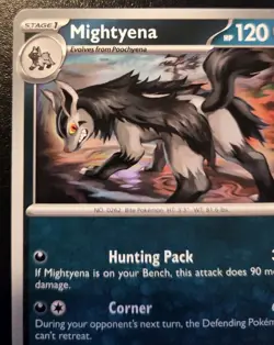 Mightyena 114/167 Uncommon Scarlet & Violet: Twilight Masquerade Pokemon TCG - Image 2
